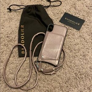 Lilac Bandolier iPhone X Phone Case